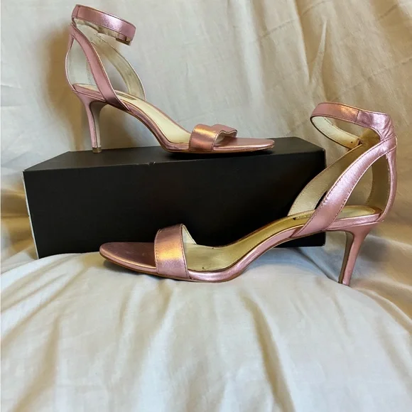 Louise et Cie Pink Strappy Heels - Picture 1 of 3